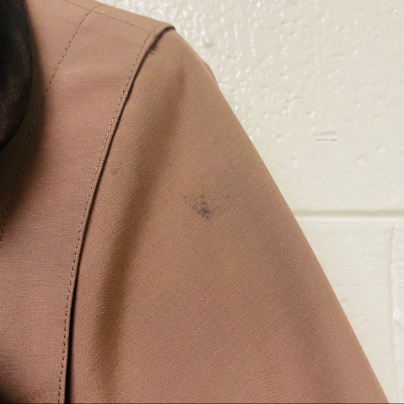 London Fog Fur Lined Collar Long Coat Jacket - Picture 10 of 12